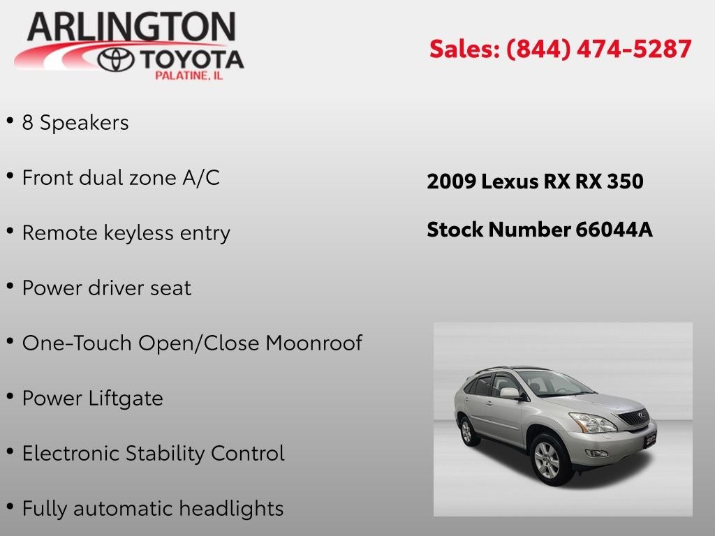2009 Lexus RX 350 350