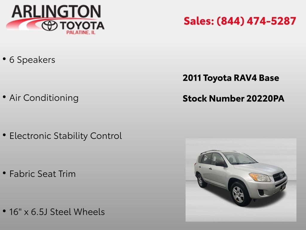 2011 Toyota RAV4 Base