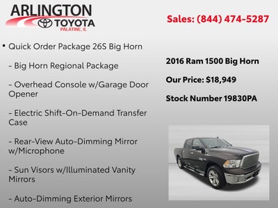 2016 RAM 1500 Big Horn