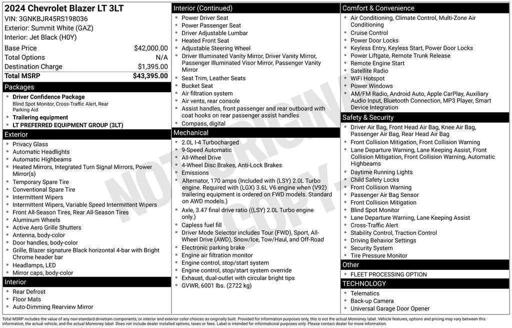 2024 Chevrolet Blazer LT