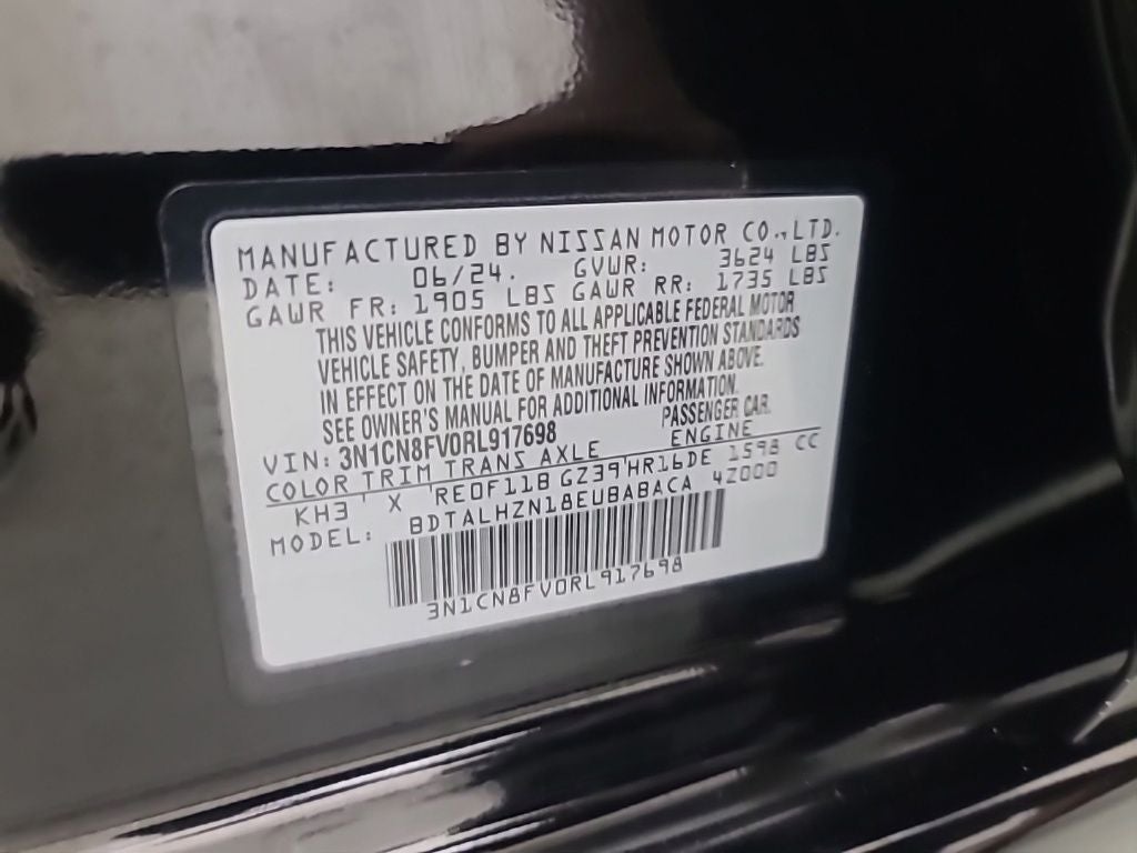 2024 Nissan Versa 1.6 SR