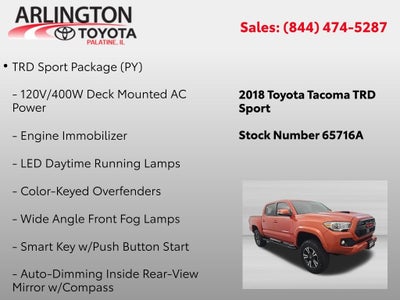2018 Toyota Tacoma TRD Sport V6