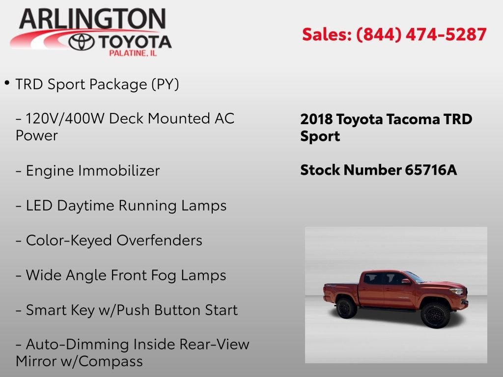 2018 Toyota Tacoma TRD Sport V6