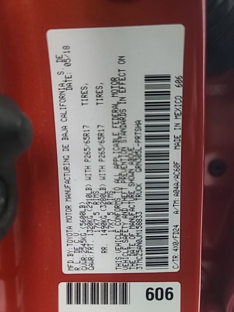 2018 Toyota Tacoma TRD Sport V6