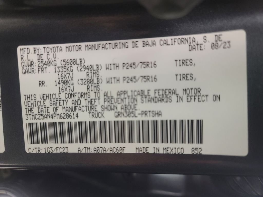 2023 Toyota Tacoma SR5 V6