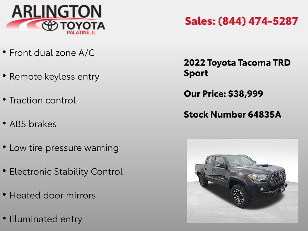 2022 Toyota Tacoma TRD Sport V6