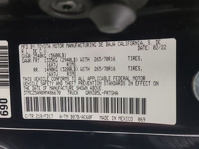 2022 Toyota Tacoma TRD Off-Road V6