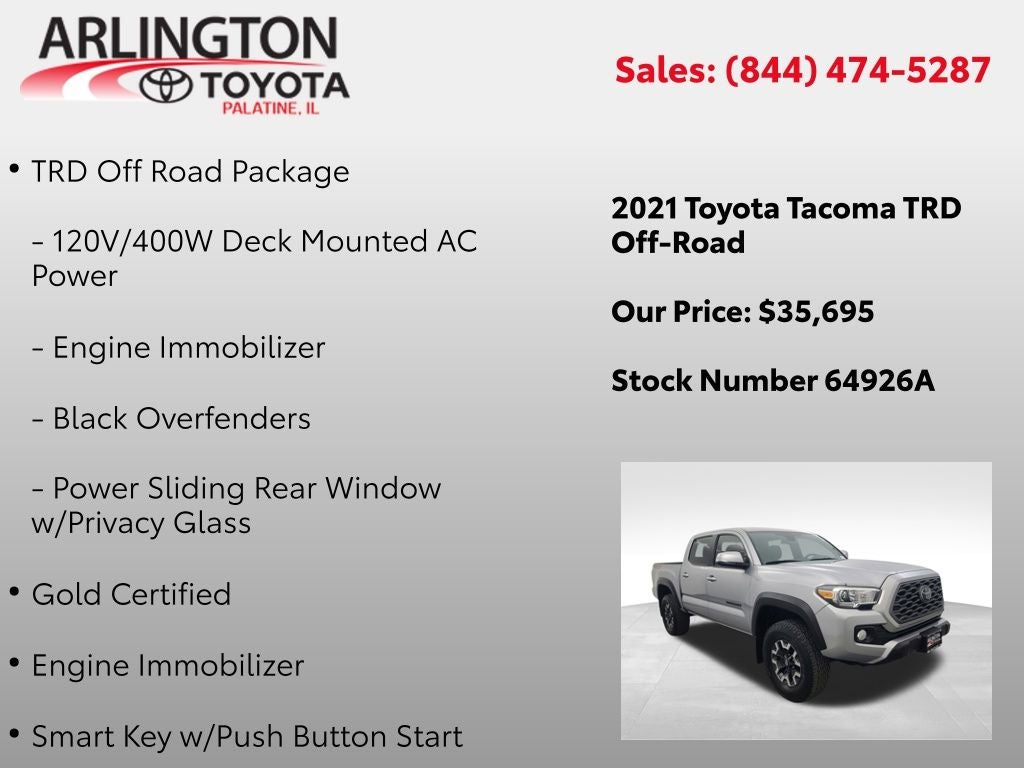 2021 Toyota Tacoma TRD Off-Road V6