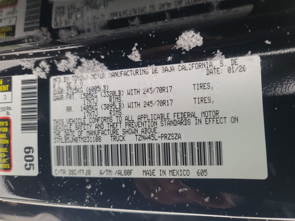 2026 Toyota Tacoma SR5