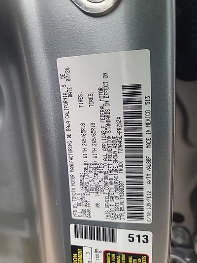 2026 Toyota Tacoma TRD Sport