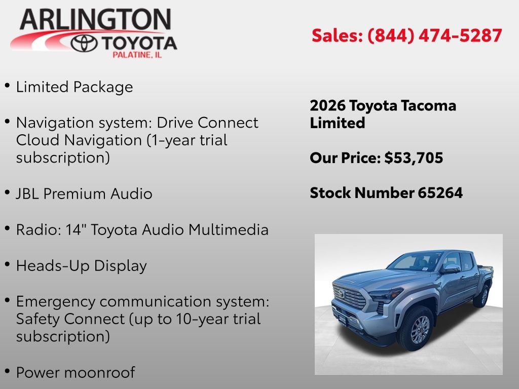 2026 Toyota Tacoma Limited