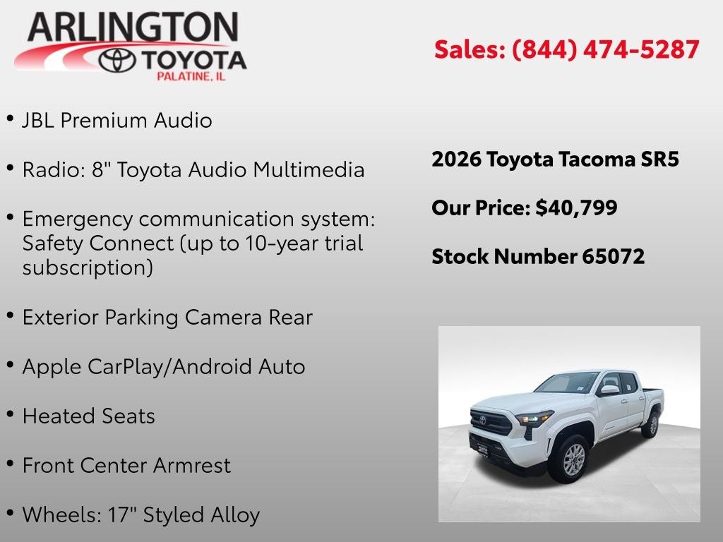 2026 Toyota Tacoma SR5