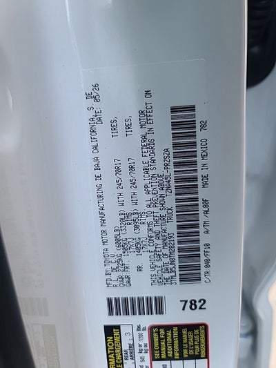 2026 Toyota Tacoma SR5