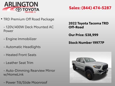 2022 Toyota Tacoma TRD Off-Road MT V6