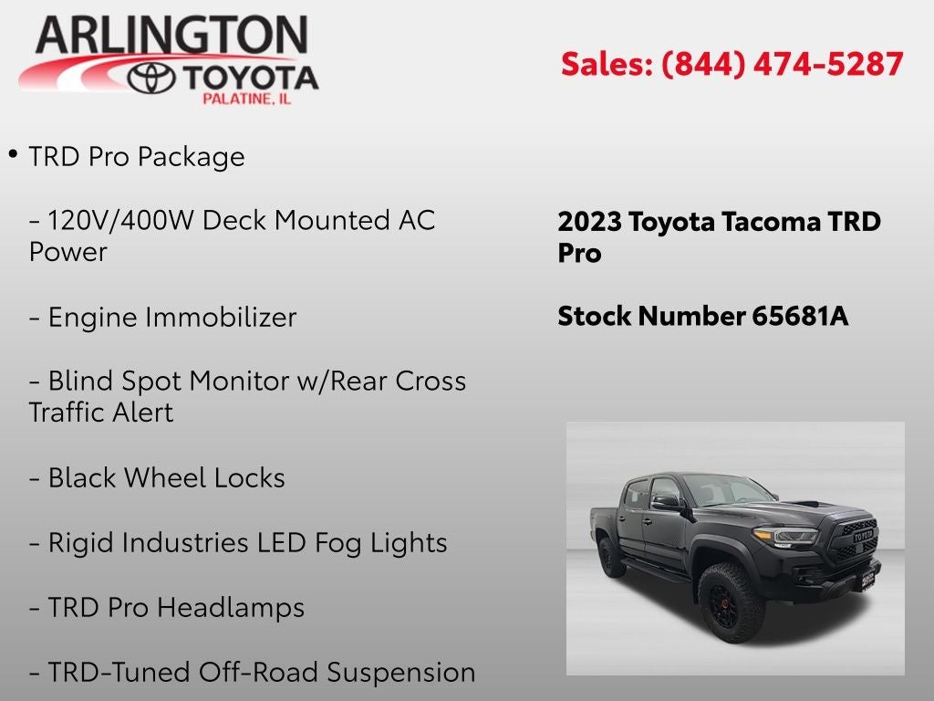 2023 Toyota Tacoma TRD Pro V6