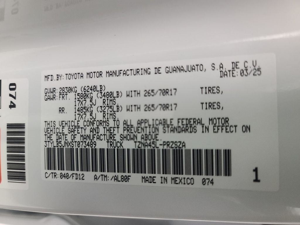 2025 Toyota Tacoma TRD Off-Road