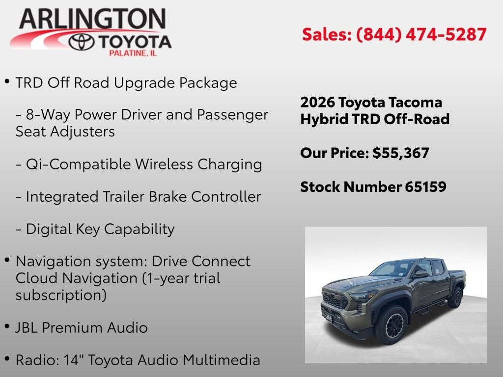 2026 Toyota Tacoma Hybrid TRD Off Road