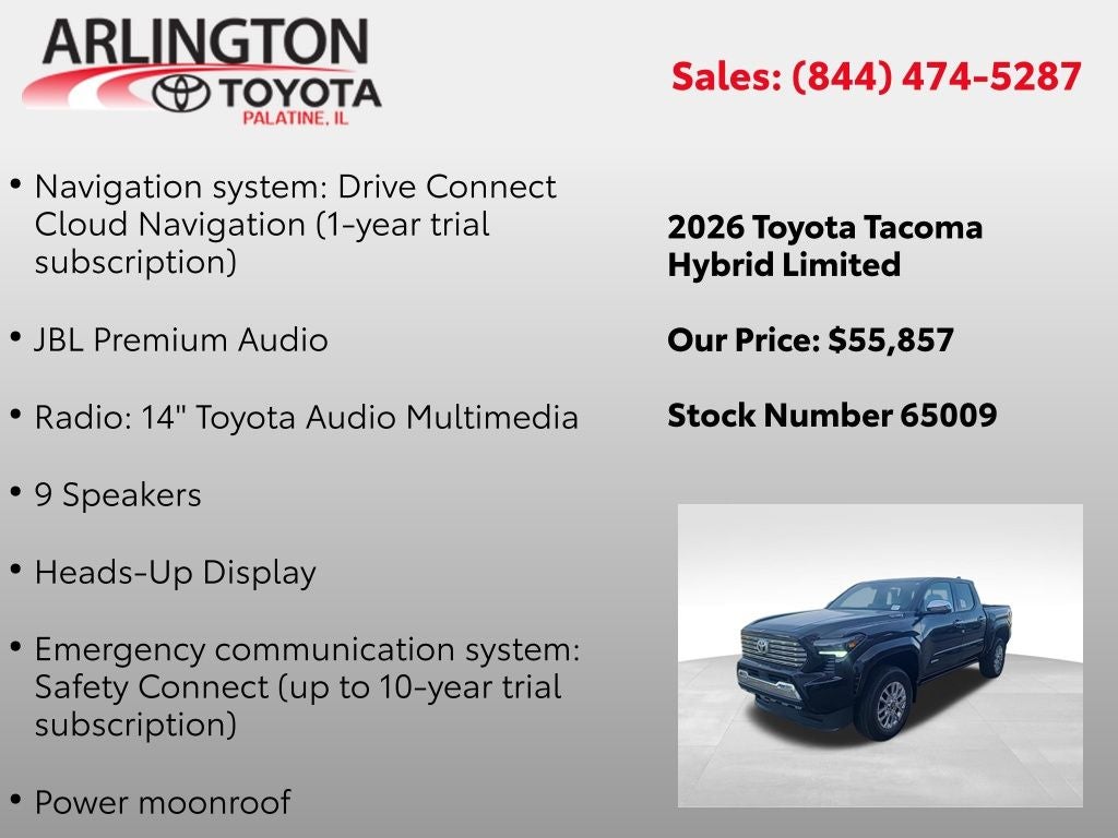 2026 Toyota Tacoma Hybrid Limited