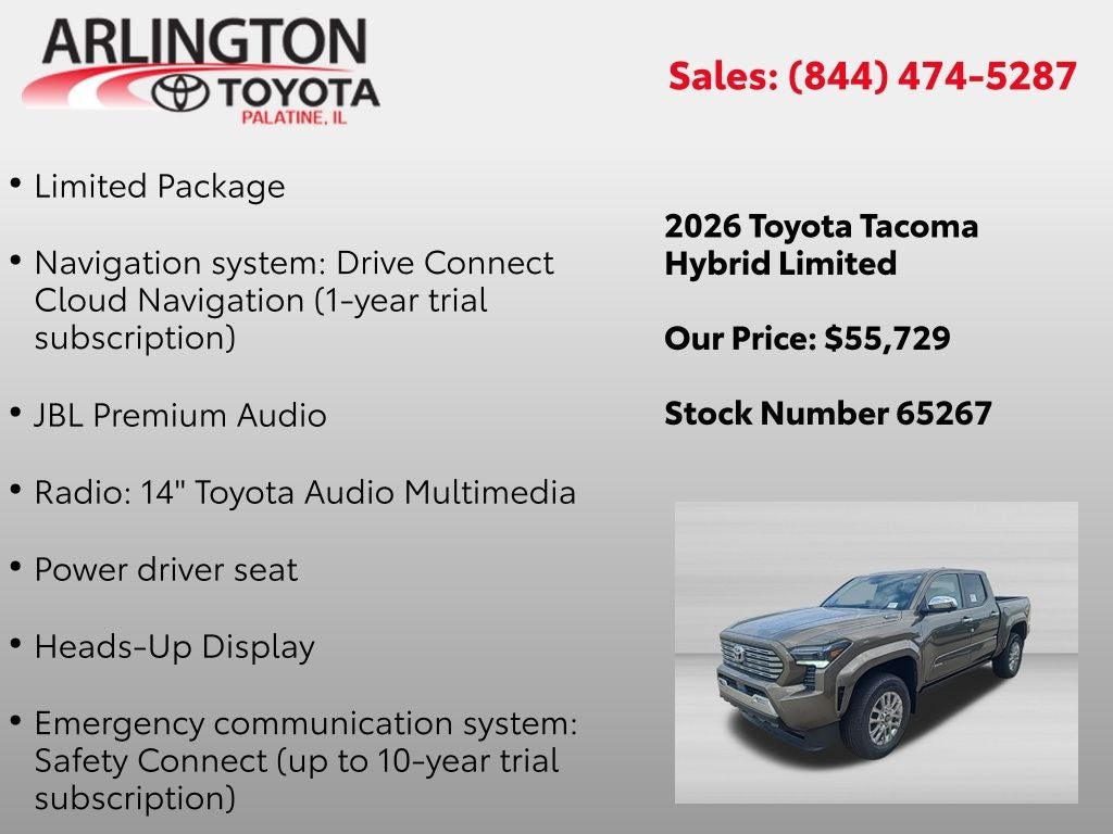 2026 Toyota Tacoma i-FORCE MAX Limited i-FORCE MAX