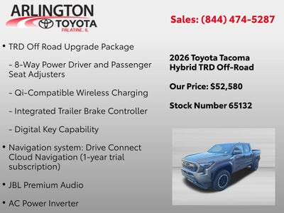 2026 Toyota Tacoma Hybrid TRD Off Road