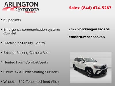 2022 Volkswagen Taos 1.5T SE