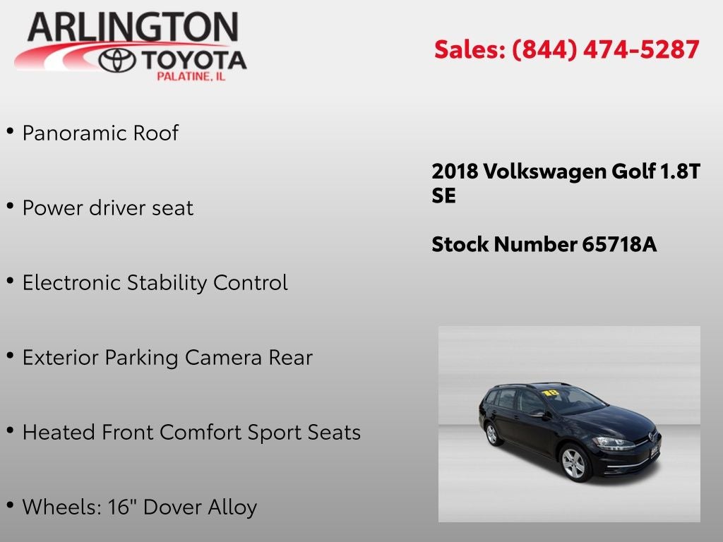 2018 Volkswagen Golf SportWagen SE