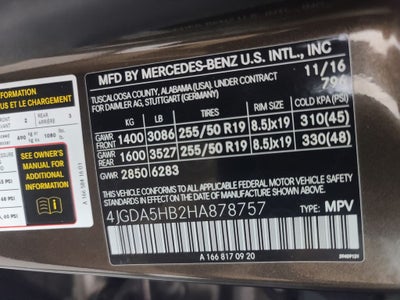 2017 Mercedes-Benz GLE GLE 350 4MATIC®