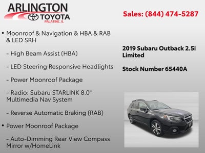 2019 Subaru Outback 2.5i Limited