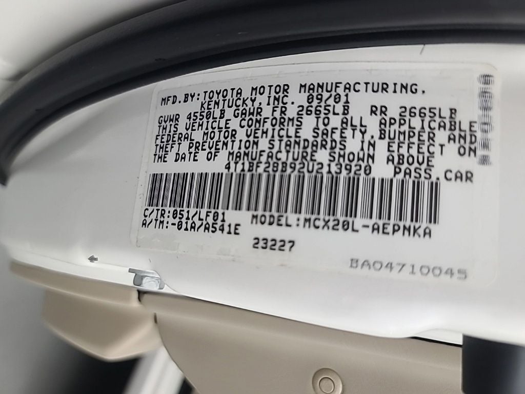 2002 Toyota Avalon XL