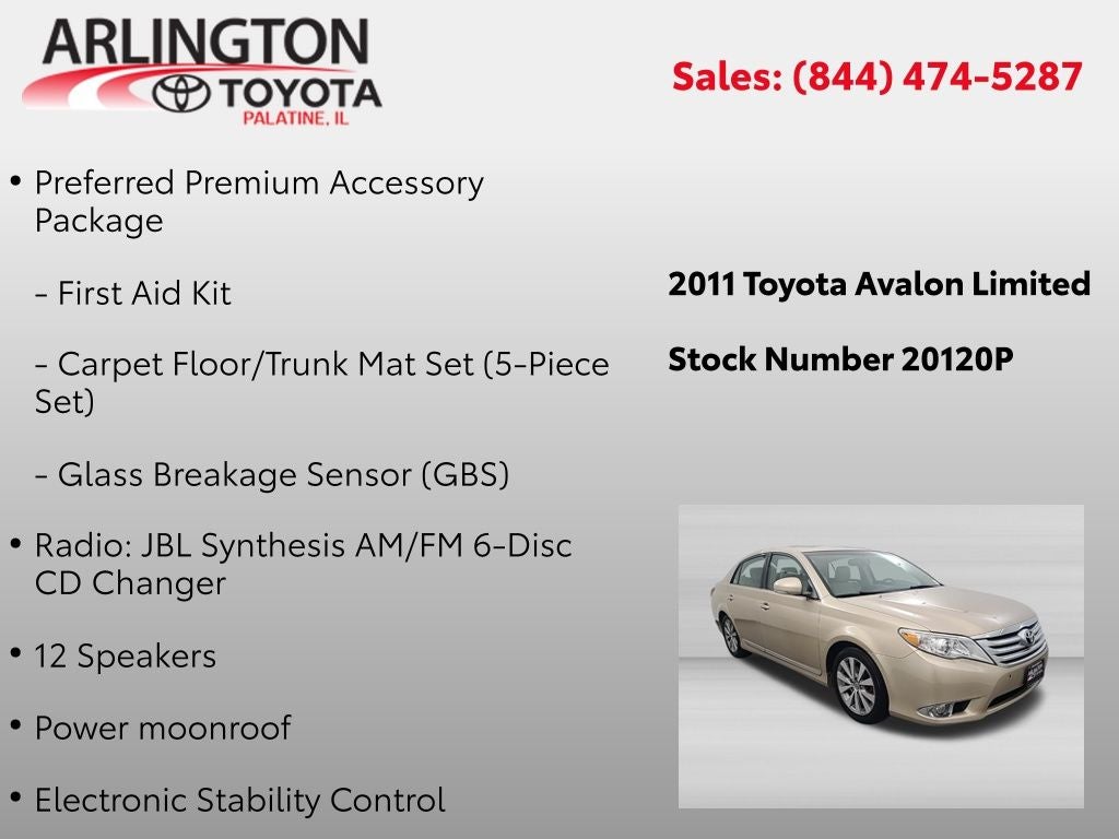 2011 Toyota AVALON Limited