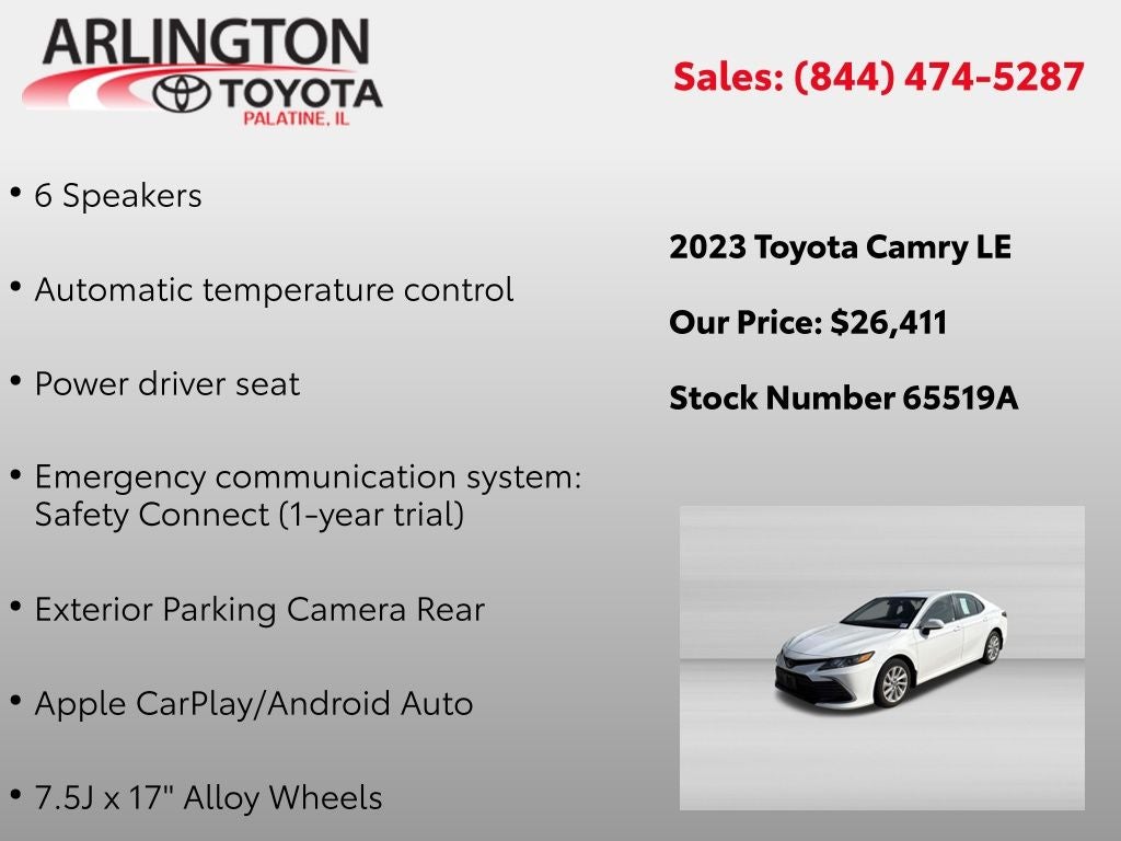 2023 Toyota Camry LE AWD