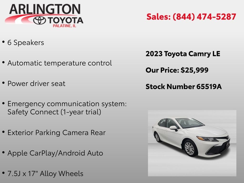 2023 Toyota Camry LE AWD