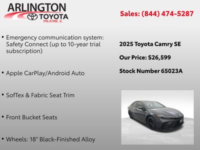 2025 Toyota Camry SE