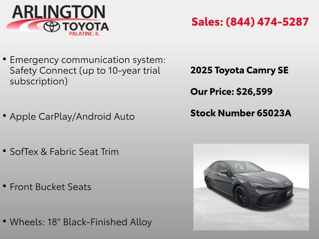 2025 Toyota Camry SE