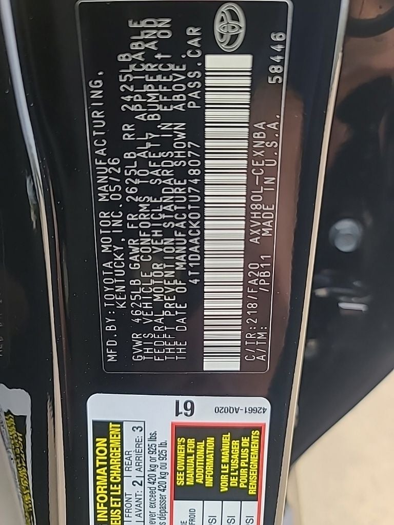 2026 Toyota Camry LE