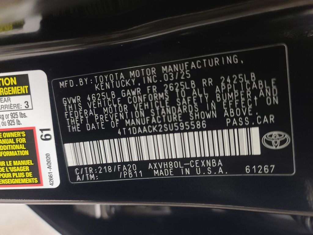 2025 Toyota Camry LE