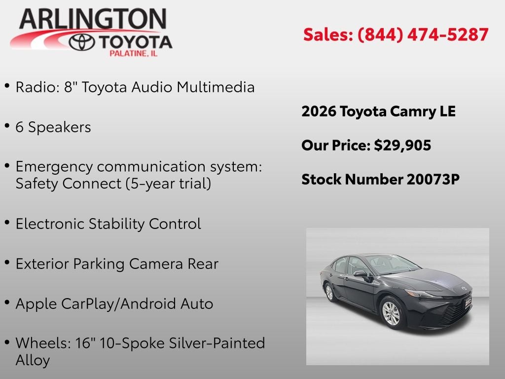 2026 Toyota Camry LE