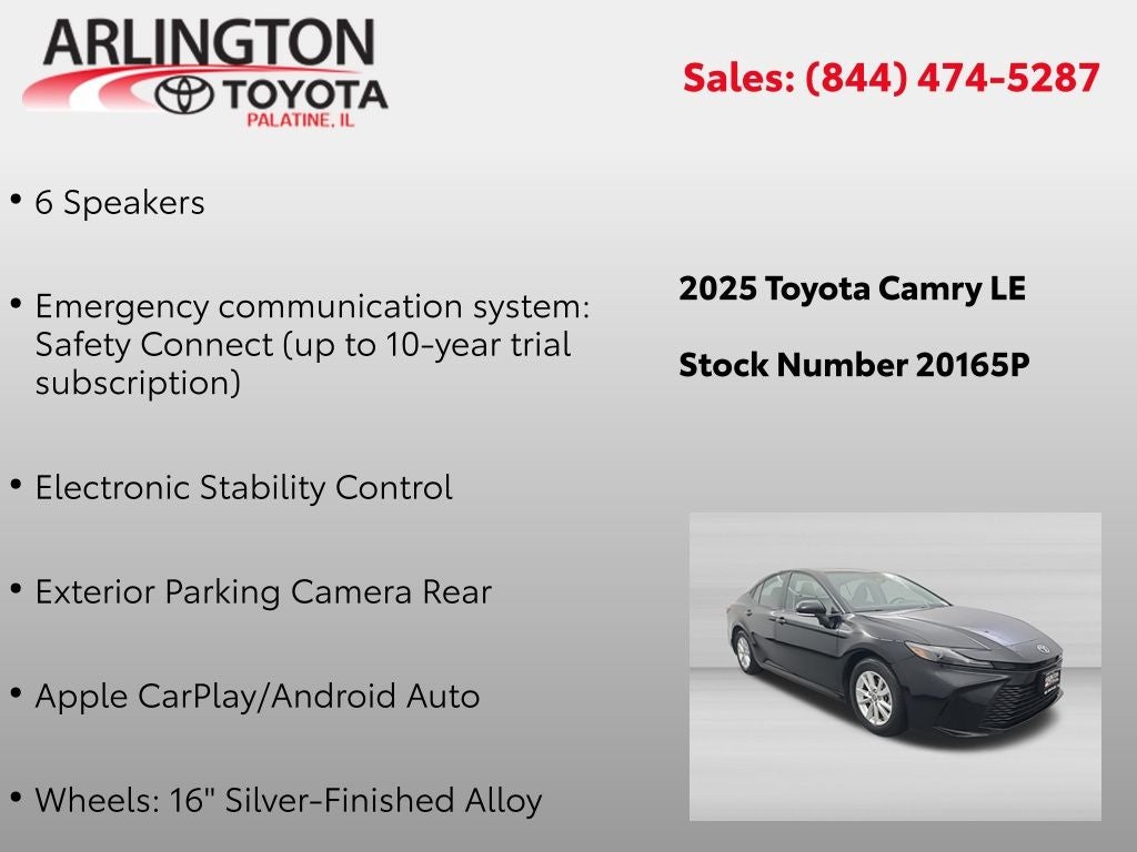 2025 Toyota Camry LE
