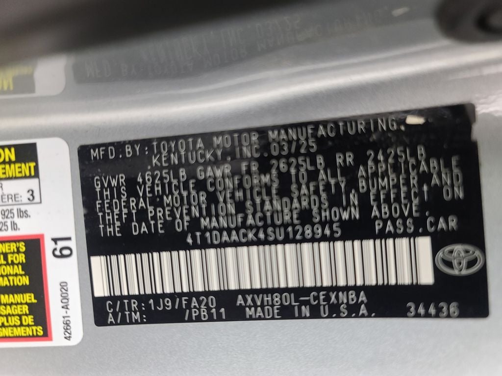 2025 Toyota Camry LE