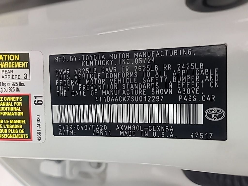 2025 Toyota Camry LE