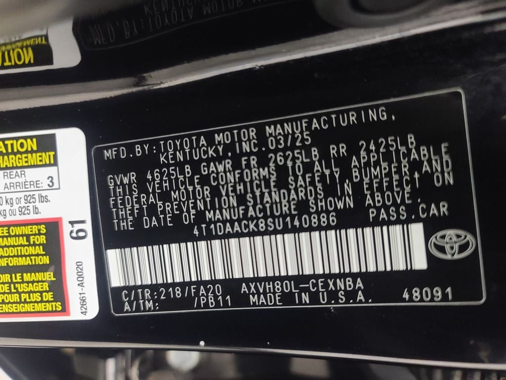 2025 Toyota Camry LE