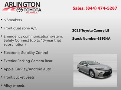 2025 Toyota Camry LE