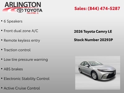 2026 Toyota Camry LE