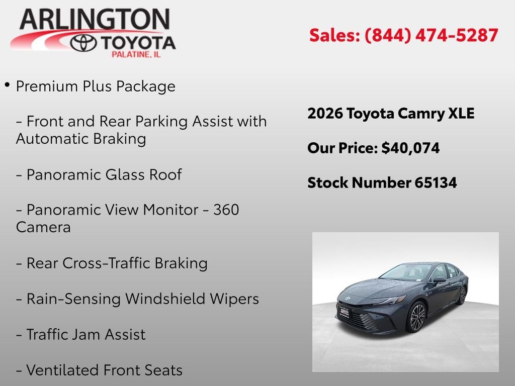 2026 Toyota Camry XLE