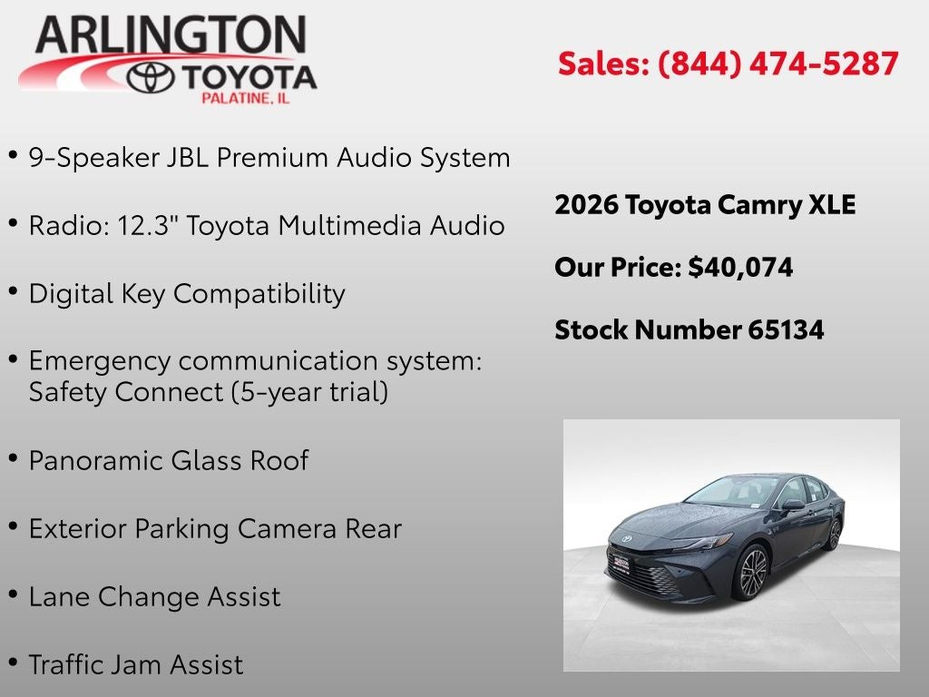 2026 Toyota Camry XLE