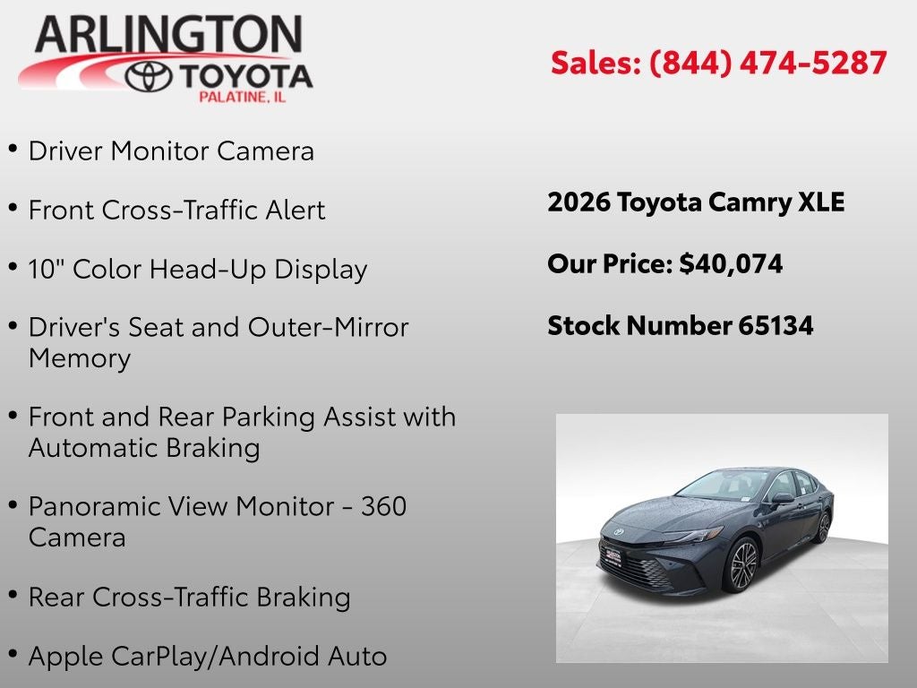 2026 Toyota Camry XLE