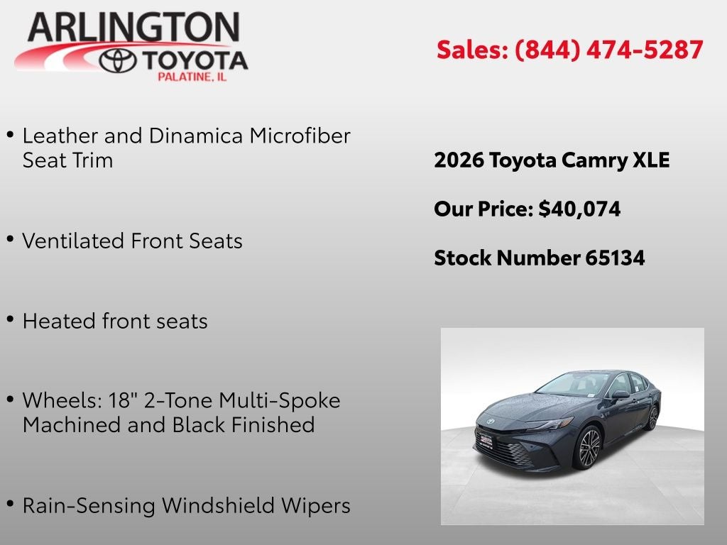 2026 Toyota Camry XLE