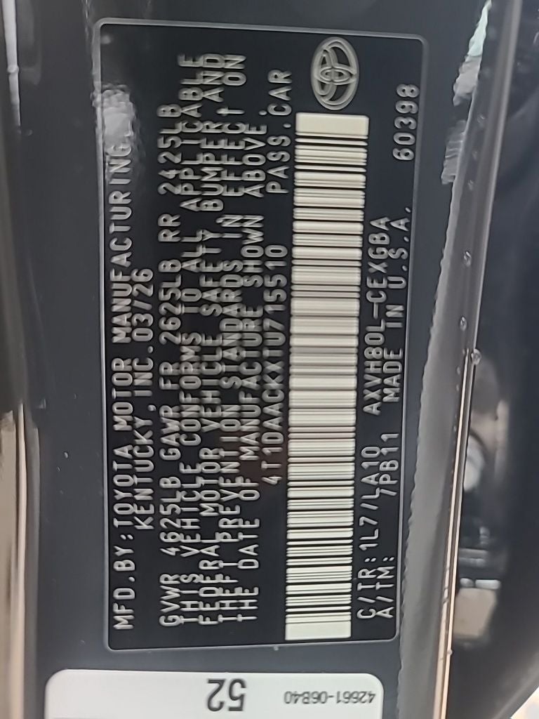 2026 Toyota Camry XLE