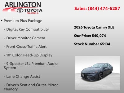 2026 Toyota Camry XLE