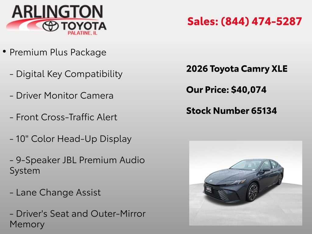 2026 Toyota Camry XLE